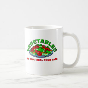 Lustiges Tasse für echte Essen