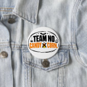 Lustiges Team Kein Candy Corn Halloween Button (Beispiel)