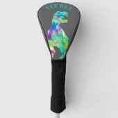 Lustiges Tee Rex Dinosaurier-Witz Golf Headcover (Vorderseite)