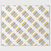 Lustiges Teigwaren-Wortspiel Geschenkpapier (Flach)