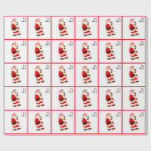 Lustiges Telefon-Selfie Geschenkpapier (Flach)