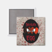 Lustiges Teufelsei  Magnet (Vorderseite/Rückseite)