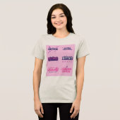 Lustiges Textsprache-Shirt Tri-Blend Shirt (Vorderseite voll)