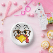 Lustiges Thanksgiving-Accessoire Pappteller (Party)