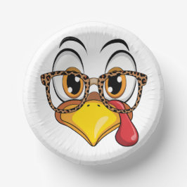 Lustiges Thanksgiving-Accessoire Pappteller