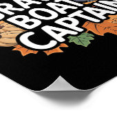 Lustiges Thanksgiving-Essen - Gravy-Boot-Kapitän  Poster (Ecke)