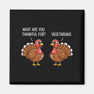 Lustiges Thanksgiving-Truthahn-Design - Was bist d Magnet
