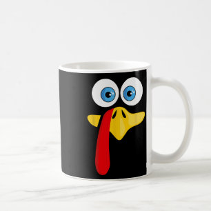 Lustiges Thanksgiving Truthahn Gesicht Für Frauen Kaffeetasse