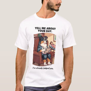 Lustiges Therapiehund-Shirt   Urteile über deinen  T-Shirt
