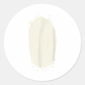 Lustiges Tier Faules DIY-Kostüm Einfaches Hallowee Runder Aufkleber (Vorderseite)