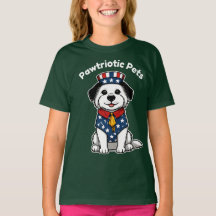 Lustiges Tier Pawtriotische Haustiere Hund Katze L