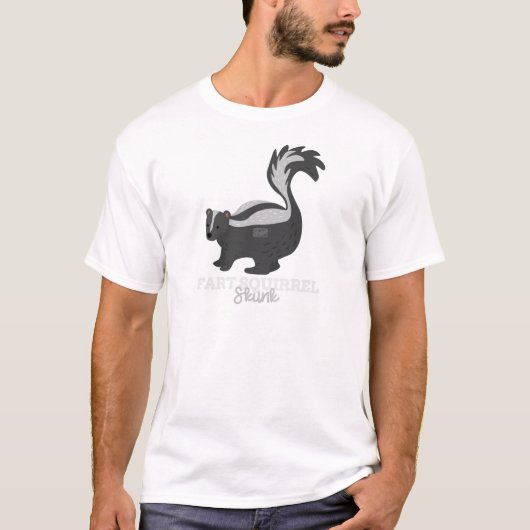 Lustiges TierMeme Furz-Eichhörnchen STINKTIER T-Shirt (Vorderseite)