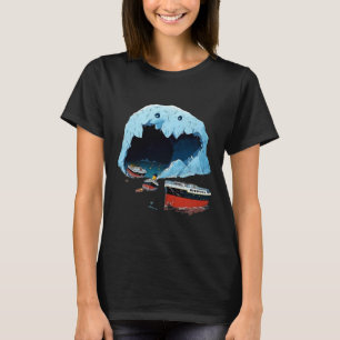 Lustiges Titanic-Video-Spieler-Rms-Kreuzfahrtschif T-Shirt