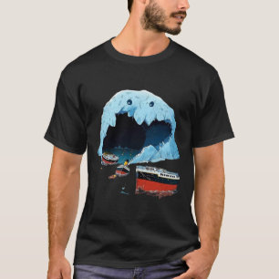Lustiges Titanic-Videospieler-Rms-Kreuzfahrtschiff T-Shirt