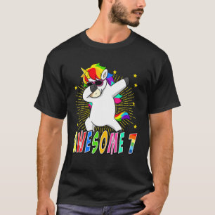 Lustiges Tolles Dabbing-Einhorn-Geburtstagsgeschen T-Shirt