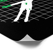 Lustiges Torwart-Geschenk-Shirt Fürchte den Torwar Poster (Ecke)
