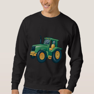 Lustiges Traktor-Cartoon-Design Sweatshirt
