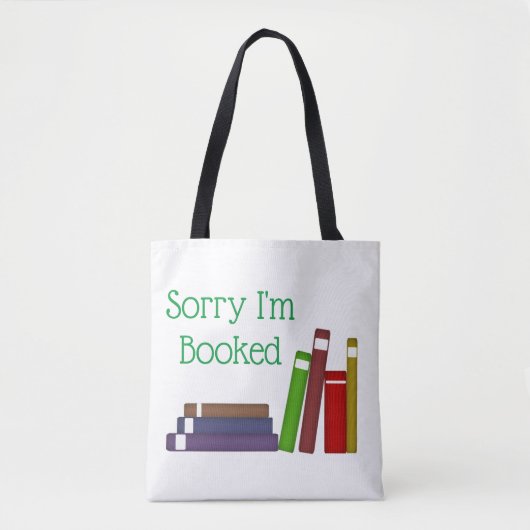 Lustiges trauriges bin ich gebuchte Taschen-Tasche Tasche (Vorderseite)