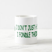 Lustiges treehugger kaffeetasse (Mittel)