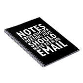 Lustiges Treffen, das eigentlich eine E-Mail hätte Notizblock (Rechte Seite)