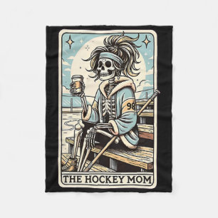 Lustiges trendiges Geschenk-T-Shirt Hockey-Mama Ta Fleecedecke