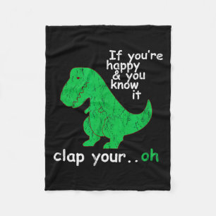 Lustiges Trex T Rex Shirt Von Londonseite_ Wenn Du Fleecedecke