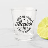 Lustiges Trinken Schnapsglas (Vorderseite)