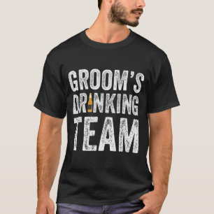 Lustiges Trinkteam des Bräutigams, Trauzeugen Jung T-Shirt