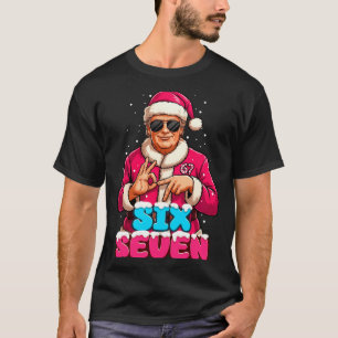 Lustiges Trump 67 Meme Kostüm Six Seven Weihnachte T-Shirt