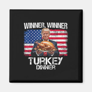 Lustiges Trump Gewinner Gewinner Truthahn Abendess Magnet