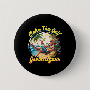 Lustiges Trump-Shirt Mach den Golf großartig Trump Button