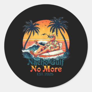 Lustiges Trump-Shirt Nacho Golf Nicht Mehr Trump M Runder Aufkleber