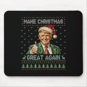 Lustiges Trump Weihnachts-Shirt Macht Weihnachten  Mousepad
