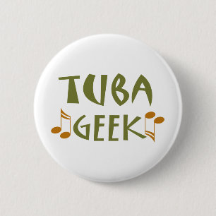 Lustiges Tuba-Aussenseiter-Geschenk Button