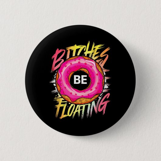 Lustiges Tubing es Schwimmender Sommer Float Button (Vorderseite)