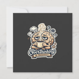 Lustiges Überdenken-in-Gang-T-Shirt | Nachvollzieh Feiertagskarte