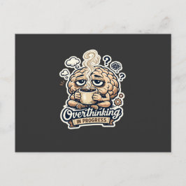 Lustiges Überdenken-in-Gang-T-Shirt | Nachvollzieh Postkarte