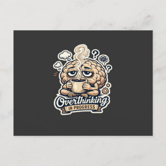 Lustiges Überdenken-in-Gang-T-Shirt | Nachvollzieh Postkarte