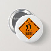 Lustiges überwachend button (Vorne & Hinten)