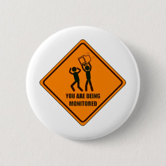 Lustiges überwachend button