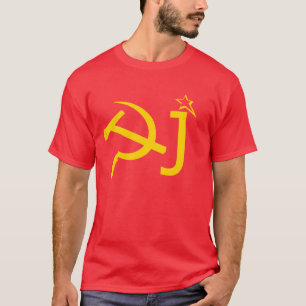 Lustiges UDSSR Symbol DJ T-Shirt
