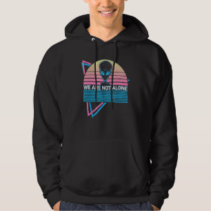 Lustiges Ufo Alien Astronomie Aliens Wir Sind Nich Hoodie