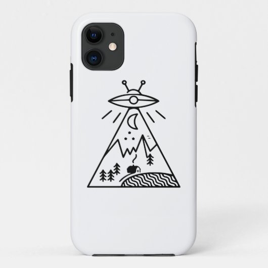 Lustiges Ufo, Area 51, Alien-Entführung  Case-Mate iPhone Hülle (Rückseite)