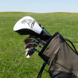 Lustiges Ufo ,Area 51, Alien Entführung Golf Headcover