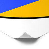 Lustiges Ukraine-Bauer-Traktor-Schlepptank-Meme  Poster (Ecke)