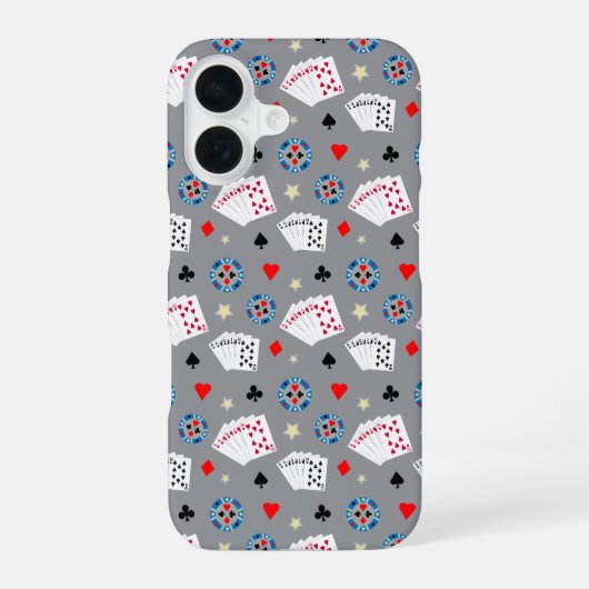 Lustiges und Fancy Poker iPhone 16 Hülle (Rückseite)
