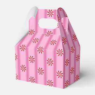Lustiges und Fancy Rosa Weihnachts-Pfefferminzbonb Geschenkschachtel