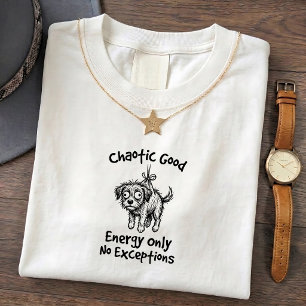Lustiges Ungepflegtes Welpen Grafik T-Shirt