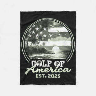 Lustiges Usa Amerika Shirt Golf Von Us Amerika Est Fleecedecke