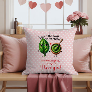 Lustiges Valentins-Kartoon-Essen-Kissen Personalis Kissen